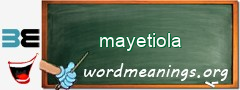 WordMeaning blackboard for mayetiola